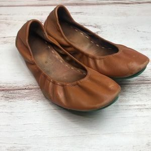Chestnut Tieks Size 8